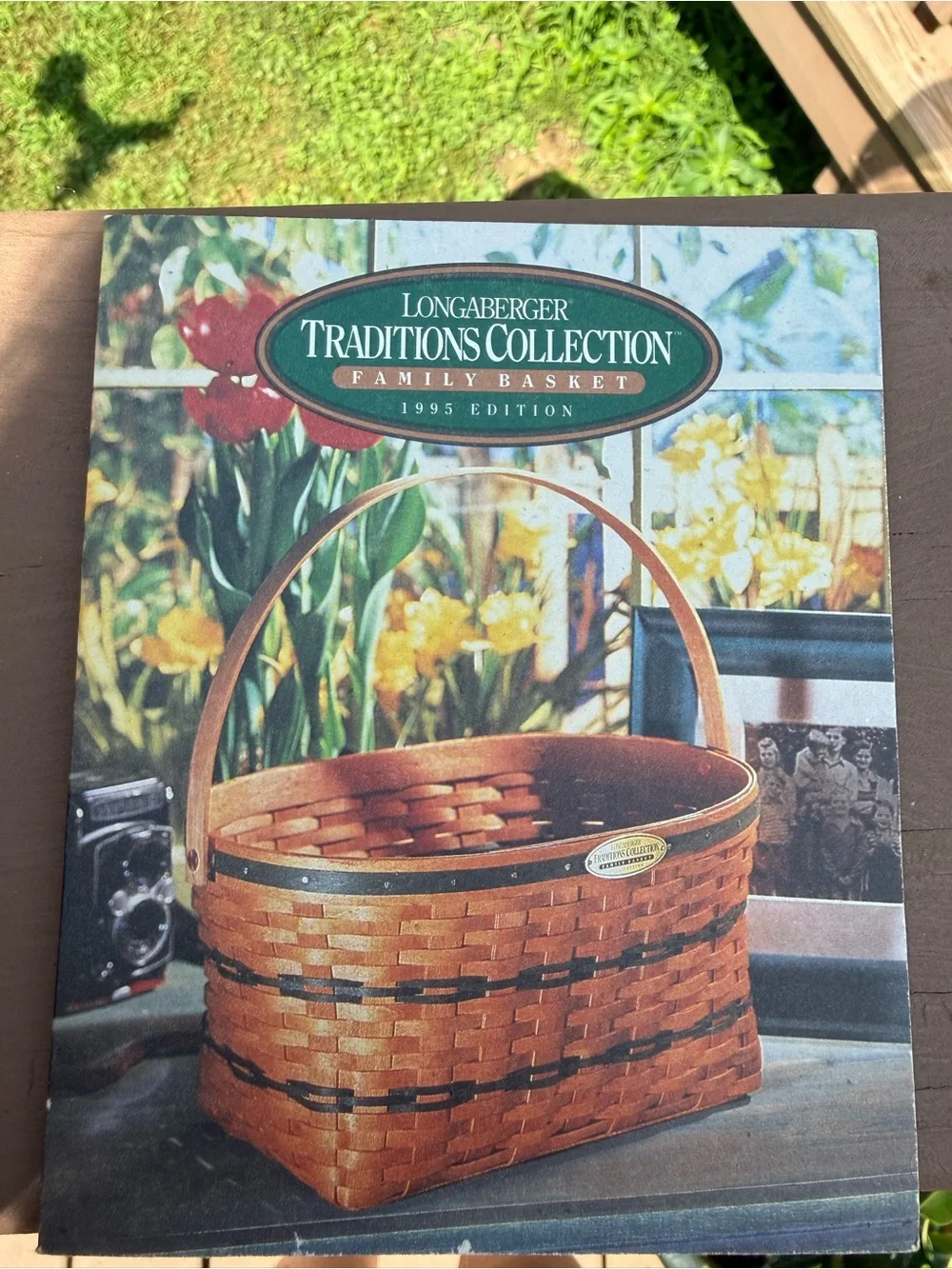 Vtg Longaberger Traditions Family Basket Set Signed by Jerry Judy & Wendy